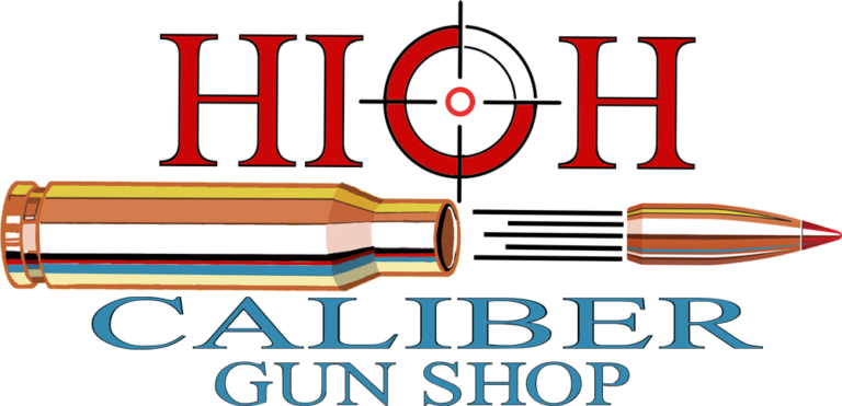 High Caliber Gun Shop Header Logo