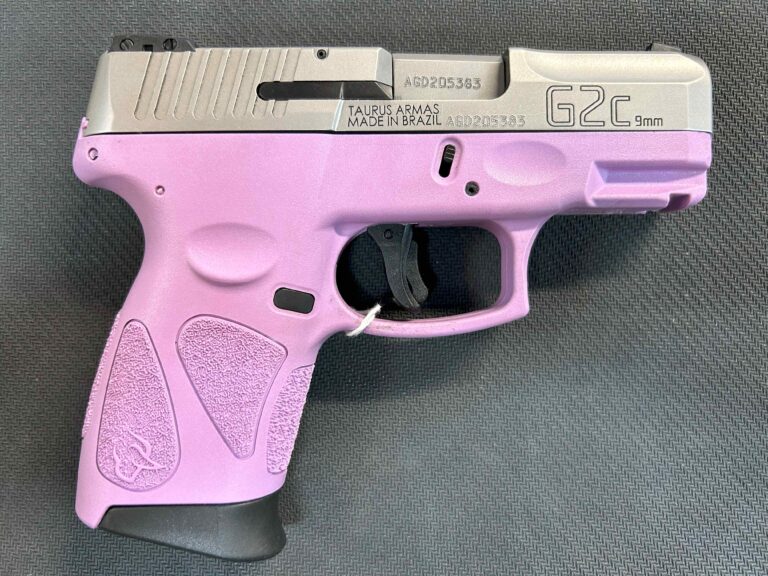 Designed with a 3.2-inch barrel, the Taurus G2C 9mm Pistol boasts a polymer grip and offers a 12-round capacity. This handgun also comes with a steel ramp front sight, an adjustable 2-dot rear sight and 2 magazines. Features and Benefits Semiautomatic DA/SA action with a 12-round capacity 3.2-inch barrel Polymer grip Steel ramp front sight and an adjustable 2-dot rear sight Includes 2 magazines Specifications Manufacturer warranty - parts: Lifetime limited Action: Single/Double Product weight: 22 ounces Manual Safety: Yes Activity: Recreational Shooting Barrel length (in.): 3.2 Product weight (lb.): 1.375 Manufacturer warranty - labor: Lifetime limited