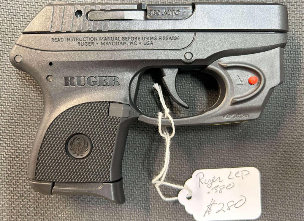 ruger lcp 380 small frame conceal carry pistol